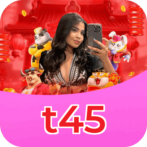 Interface do aplicativo t45 mostrando jogos disponíveis no iOS e Android